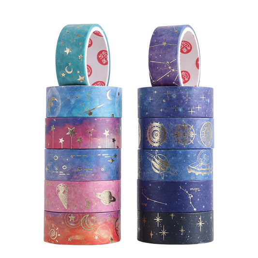 Starry Night Series Hot Stamping Washi Tape